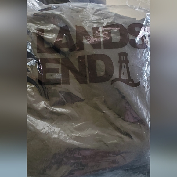 NWT Lands End BLACK Sport Knit High Rise Pants - Picture 4 of 6